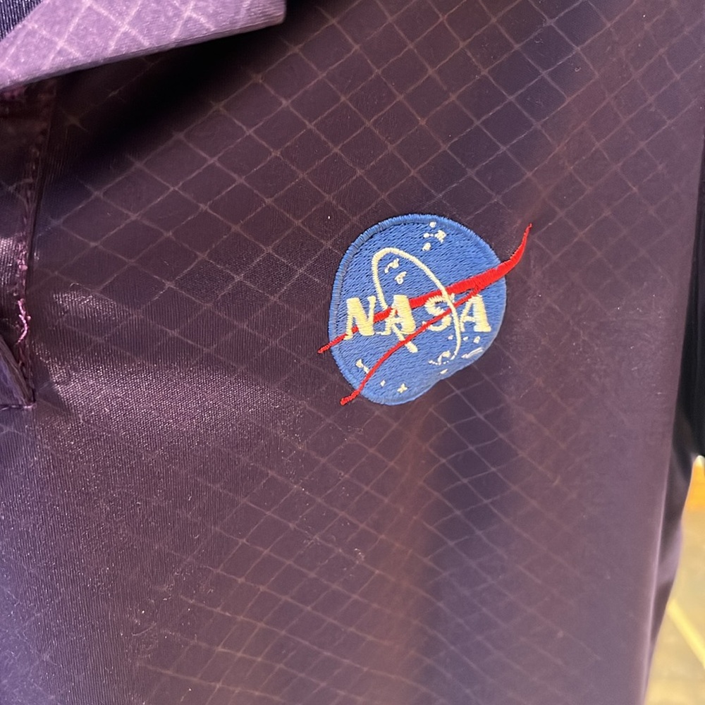 Antigua Purple NASA Polo Shirt - Picture 3 of 4